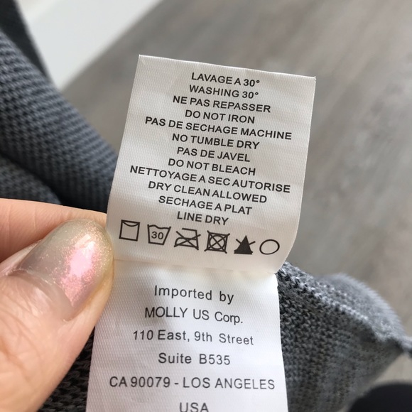 NWOT Molly Bracken Long Knitted Camo Cardigan - Picture 5 of 11